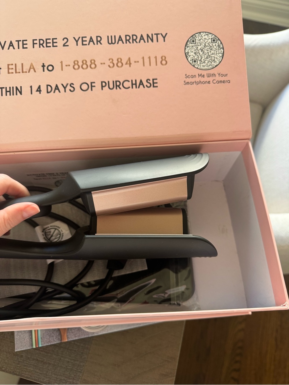 ELLA BELLA® Ultimate Waver Curling Iron Hair Tool Frizz Free Beach Waves